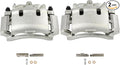 SCITOO 18B4749 18B4748 Rear Left & Right Disc Brake Calipers w/Bracket Fit For Ford For E-150 2007,For Ford For E-350 Club Wagon 2002-2005,For Ford For E-350 Super Duty 1999-2007, Double Pistons