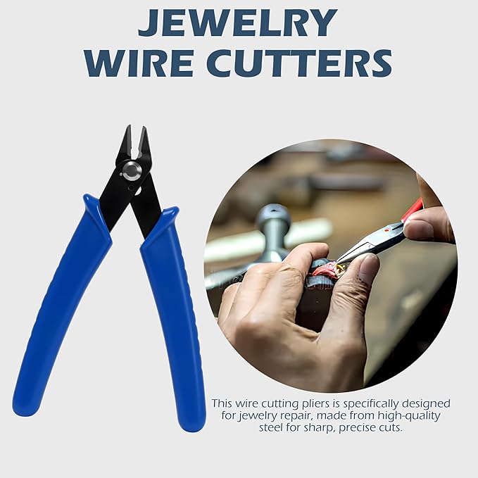 Jewelers Tools Set, Ring Making Kit, Silversmithing Starter Kit, Ring Sizer Mandrel Measuring Tool, Jeweler Saw Frame, Bench Pin Clamp Silversmithing Supplies