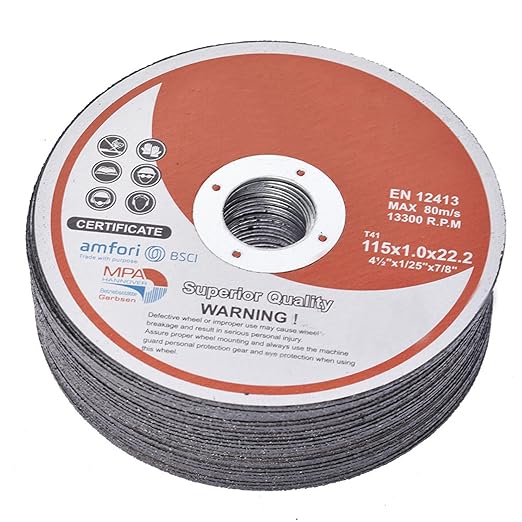 50 Pack 4-1/2"x.040 x7/8" Cut Off Wheel - Metal & Stainless Steel Thin Cutting Discs