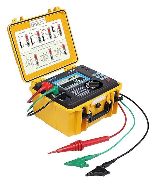 ETCR3500B Digital High Voltage Insulation Resistance Meter Tester High Voltage Megohm Meter with Max Range 10kV 10TΩ 5mA