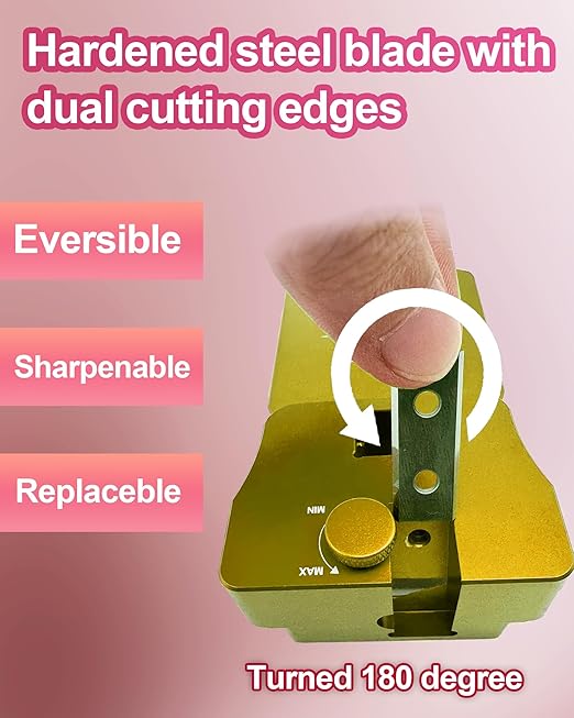 9-in-1 PVC Pipe Deburring Tool, Adjustable Chamfers PVC Chamfer Tool for 9 Sizes: 0.5 Inch to 4 Inch Plastic Pipes, Professional Effective PVC Pipe Reamer for SCH40 PVC, CPVC Pipes (Gold)