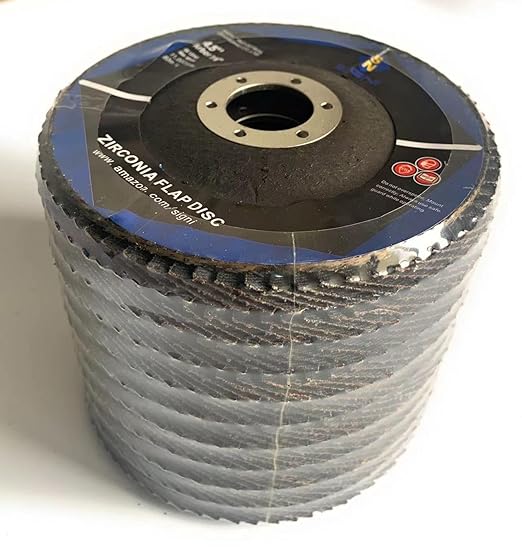 SIGNI T29 4.5" x7/8" Premium Zirconia Abrasive Flap disc for Angle Grinder Sanding, Stock and Rust Removal, Finishing, Grinding, Deburring (4.5 inch T29 40#)