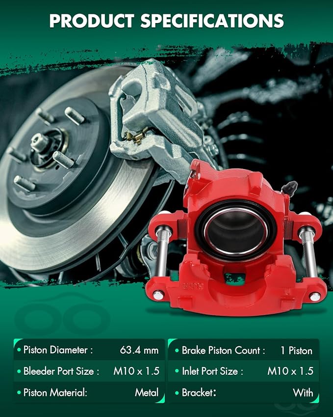 SCITOO 18-4072 18-4071 Front Left & Right Brake Calipers Without Bracket For Avanti For II,For Buick For Century/For Regal,For Chevrolet For Blazer,For GMC,For Isuzu,For Oldsmobile,For Pontiac