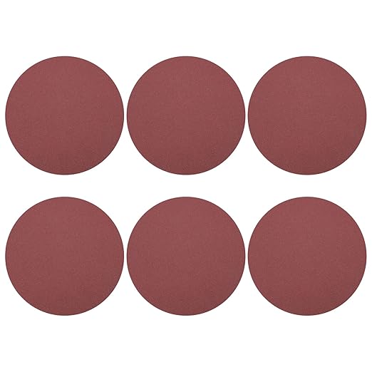 HARFINGTON 10 Pcs 9 Inch Sanding Disc 120 Grit Hook and Loop Sandpaper Random Orbital Sander Pads for Woodworking Automotive Metal Polishing