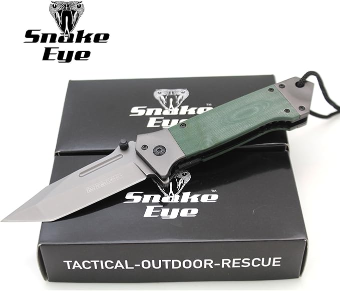 Snake Eye Tactical Heavy Duty Every Day Carry Folding Pocket Knife