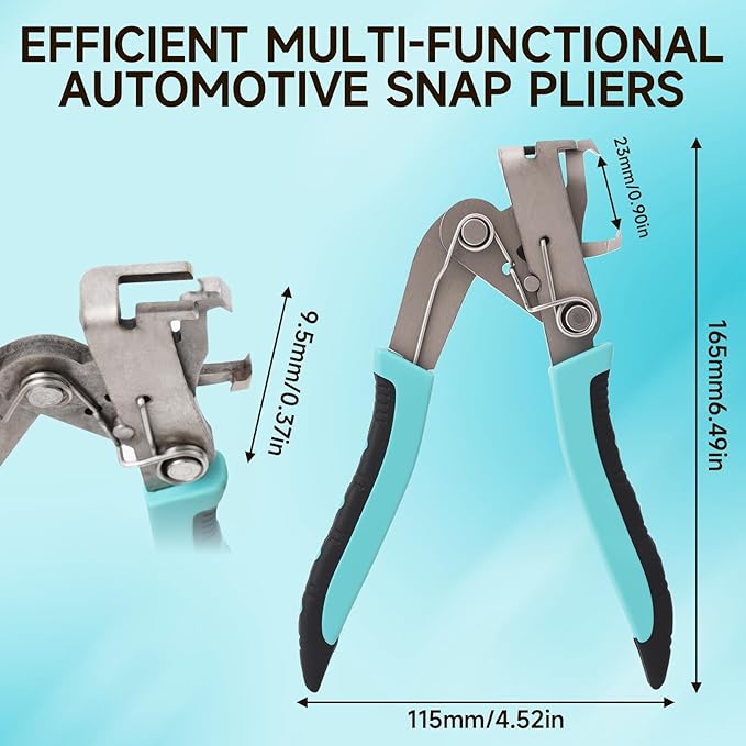 Car Clip Pliers and Disassembly Tools, Multi-Functional Automotive Snap Pliers, Cable Cutting Tool, Easy to Remove Fasteners, Clips, Buckles and Rivets, Open The Panels Without Damage