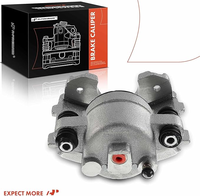 A-Premium Disc Brake Caliper Assembly Without Bracket Compatible with Select Jeep Models - Cherokee, Comanche, Grand Cherokee, TJ, Wagoneer, Wrangler - Front Right Passenger Side