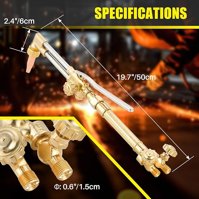 Victor Type Cutting Attachment Torch Handle Oxygen/Acetylene Cutting Welding Torch Heavy Duty
