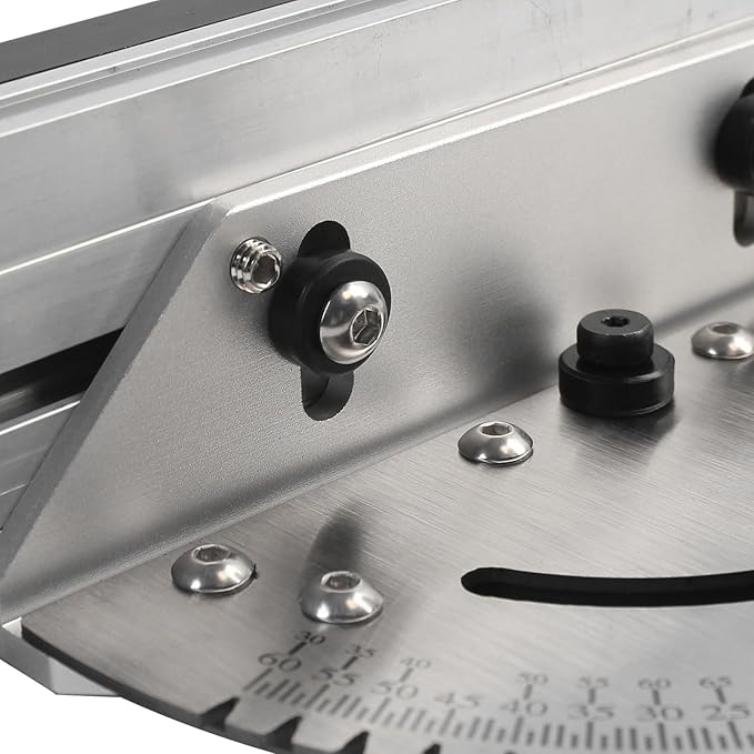 Precision Miter Gauge for Maximum Stock Support and Repetitive Cut Flip Stop