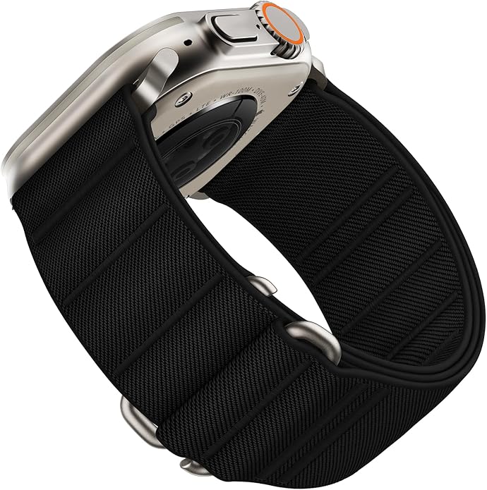Suitisbest Sport Bands Compatible with Apple Watch Ultra Band 49mm 46mm 45mm 44mm 42mm 38mm 40mm 41mm Men Women, Stretchy Nylon Sport Loop Strap with S-Hook for iWatch Series 10 Ultra SE 9 8 7 6 5 4 3