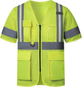 A-SAFETY Glow High vis safety Vest Class 3