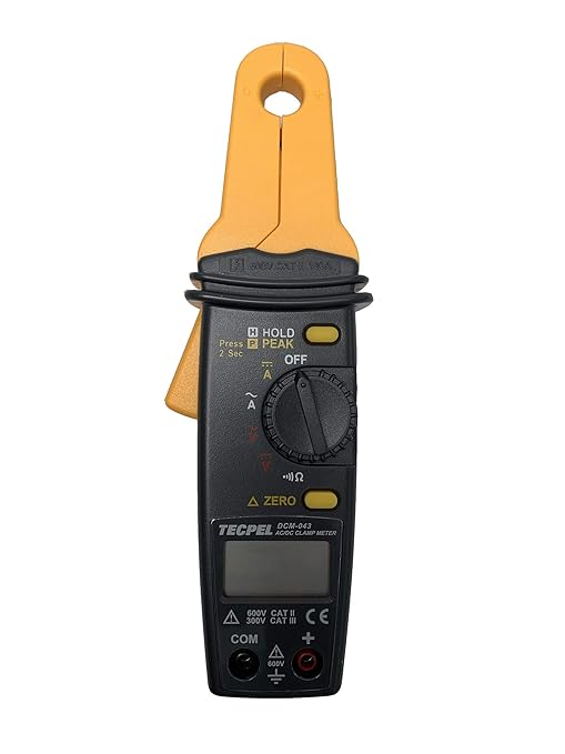 DCM-043 Digital AC/DC clamp meter, clamp transmitter, high resolution of 1mA
