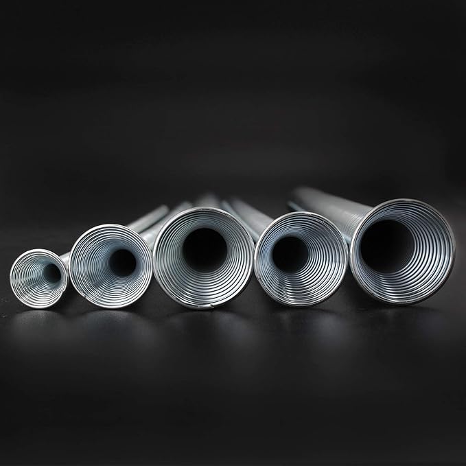 5 Pack Spring Tube Bender Set 1/4'', 3/8'', 1/2'', 5/8'' and 3/4'' for Copper, Aluminum and Thin Wall Steel Tubing Bender Kit, 13.78" / 350mm Length