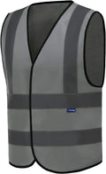 AYKRM 12 colour High visibility viz vest hi vis viz reflective work construction safety vest (XS-8XL)