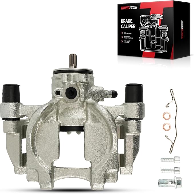 Torchbeam Rear Brake Caliper Right for Ford 2013-2020 Fusion 2.5L, Ford 2014-2020 Fusion 1.5T, Ford 2013-2020 Fusion 2.0T, Rear Right Caliper Replace # 18B5476