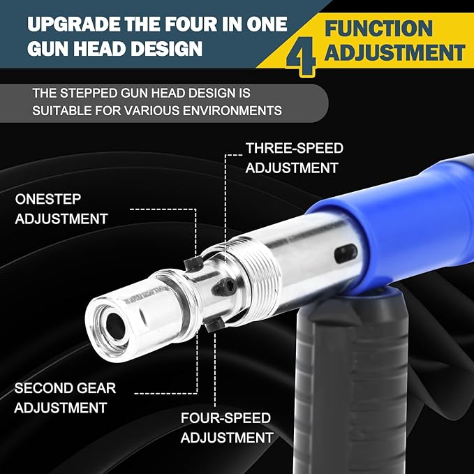 Nail Gun Kit, 5-Speed Adjustable Manual Steel Nail Gun, Portable Wall Fastening Tool with 120pcs Nails, Ideal for Woodworking, Home Repairs & DIY Projects(Blue)