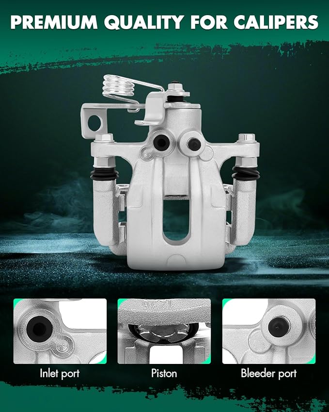 SCITOO Rear Right Brake Caliper With Bracket 19B6454 Compatible For Hyundai Elantra 2011-2016, For Hyundai Elantra Coupe 2013-2014