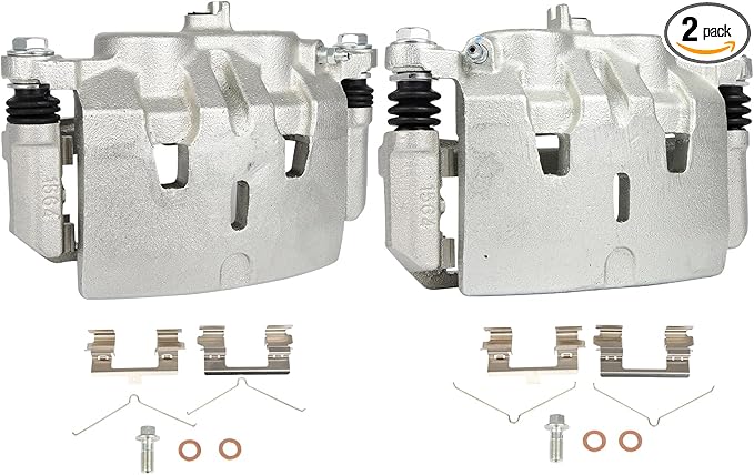 SCITOO 19B3826 19B3827 Front Left & Right Disc Brake Calipers Assembly w/Bracket For Honda For Pilot 2009-2015