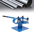 Manual Metal Bender, Manual Tube Bender Pipe Bending Tools with 7 Bending Dies 1'' - 3'' Radius Round Square Bar Metal Bender for Construction Site Auto Repair