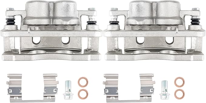 Torchbeam 2PCS Front Driver and Passenger Side Brake Caliper For Chevrolet GMC for 2008-2018 Silverado 1500, 2008-2018 Sierra 1500, 2008-2020 Tahoe, Disc Brake Caliper # 18B4919A+18B4918A