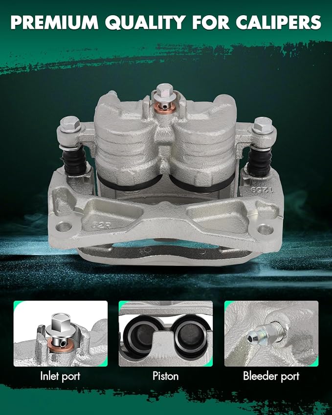 SCITOO Front Right Brake Caliper With Bracket 19B2682B Compatible For Saab 2005-2006 For Subaru 2002-2018
