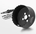 2-3/4 Inch Hole Saw with 3/8" Triangle Shank Quick Change Arbor, JTemgle Bi-Metal Hole Saw Heavy Duty Hole Cutting Tool for Cornhole Boards, Recessed Lights, Wood, Plastic, Drywall & Soft Metal