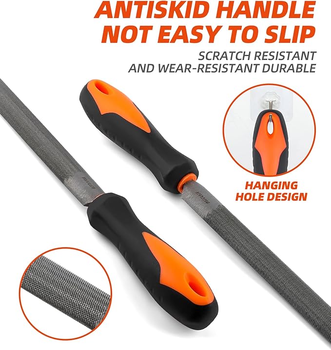 Needle File (10'' Round Half)