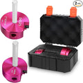PVC Fitting Saver 1-1/2 & 2 Inch Head, PVC Pipe Reamer Socket Saver with 3/8-Inch Hex Shaft, Plastic Pipe Fitting Reamer for Plumbing Sch.40 CPVC ABS Socket Hub Removing,Fit 1/2" Drills