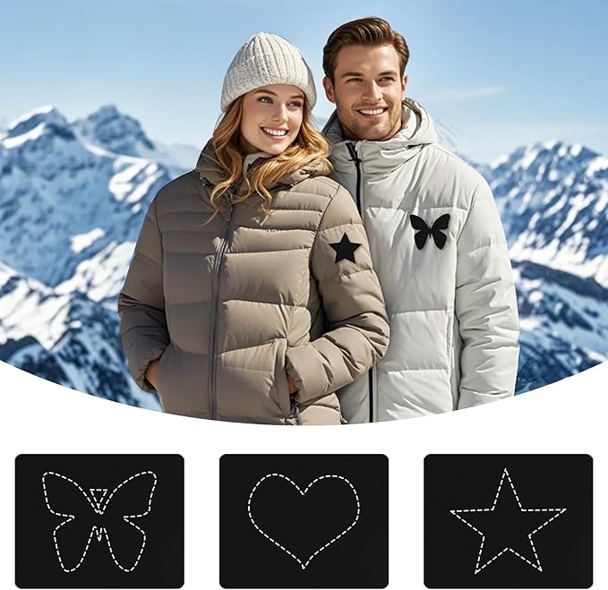 45PCS Nylon Repair Patch Self-Adhesive Pre-Cut Fabric Patch Down Jacket Repair Patches for Puffer Jackets Tenacious Tape Polyester Waterproof Lightweight Tent Repair Patch for Clothes Bag（Black）