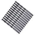 Drill Bit, 6.7mm Cutting Diameter, 4241 HSS Nitriding Black 118° Cutting Angle Versatile Jobber Bits - (Applications: for Drilling Plastic Wood Soft Metal), 12-Pieces