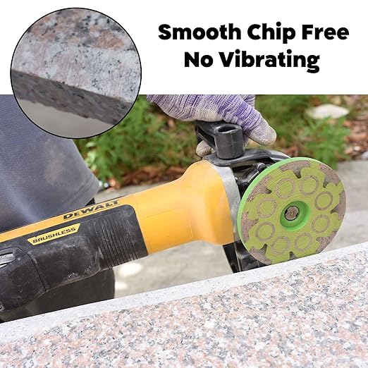 4 in.x 5/8-11 in. Smooth Grinding Resin Filled Diamond Cup Wheel for Angle Grinder, Resin Filled Diamond Grinding Wheel for Granite Marble Engineered Stone