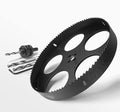 10 Inch Hole Saw with 1/2" Hex Shank Quick Change Arbor, JTemgle Bi-Metal Hole Saw Heavy Duty Hole Cutting Tool for Cornhole Boards, Recessed Lights, Wood, Plastic, Drywall & Soft Metal