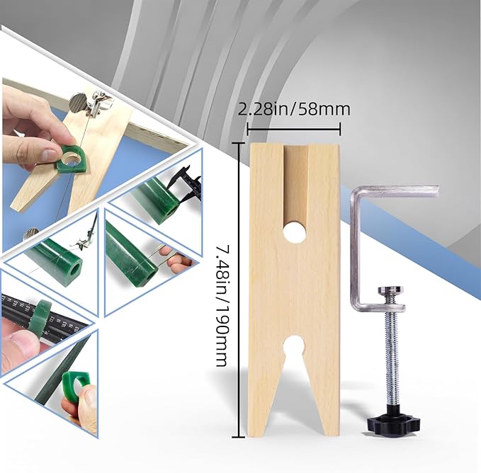 Jewelers Wax Ring Carving Tool Kit Jewelry Ring Wax Tube Molds Making Lost Wax Casting Kit Wax Ring Saw with Blades Wax Ring Sizer Jewelers Wax File Bench Pin