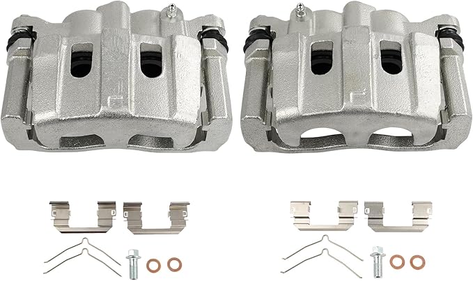 SCITOO 19B6032 19B6033 Front Left & Right Disc Brake Calipers Assembly w/Bracket For Toyota For Venza 2009-2015