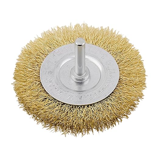 JEUIHAU 36 Pack Wire Brush Wheel for Drill ,Brass Wire Wheel with 1/4" Hex Shank,Wire Cup Brush for Professional Rust and Paint Removal