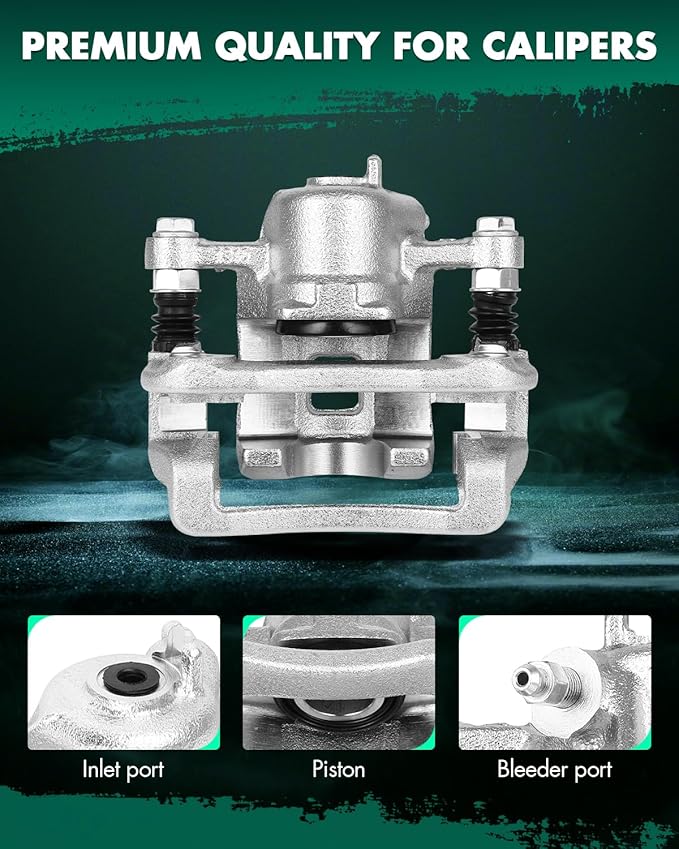 SCITOO Rear Left Brake Caliper With Bracket 19B3413A Compatible For Hyundai For Sonata 2008-2010