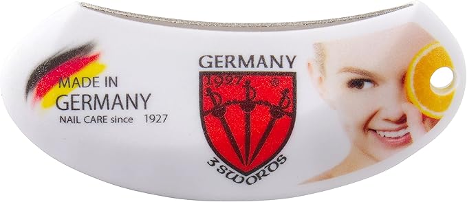 3 Swords Germany - Sapphire Nail File - Rounded Blade - Suitable for All Pockets - Made in Germany