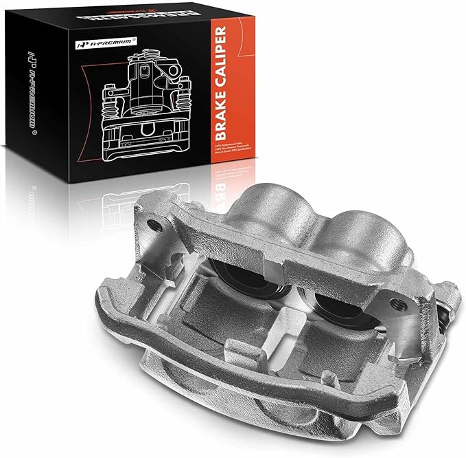 A-Premium Disc Brake Caliper Assembly with Bracket Compatible with Select Ford Models - For F-150 2009, Lobo 2009-2014, Pickup - Front Left Driver Side