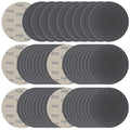 6 Inch 50 Pcs Wet Dry Sanding Discs Hook and Loop, 400 Grit Sandpaper Automotive Wood Metal Polishing & Sanding, Silicon Carbide Sand Paper for Random Orbital Sander (Grit 400)