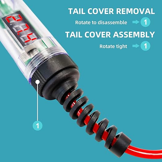 Upgraded Automotive Test Light 3-48V DC Digital LED Circuit Tester, Heavy Duty Light Tester with Voltmeter & Dual Color Polarity Indicate Light, Auto Voltage Tester Electric Light Test Pen