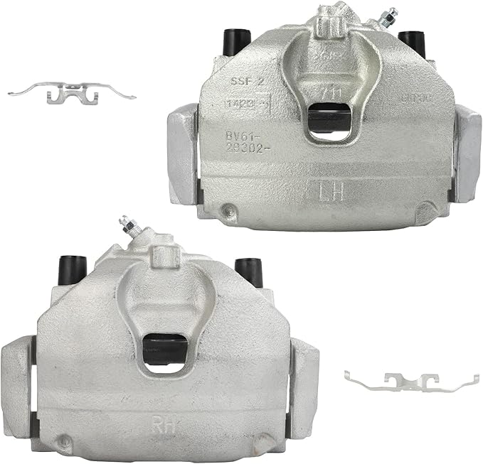 cciyu Front Left & Right Disc Brake Calipers w/Bracket 18B5482 18B5483 2013-2019 For Ford For Escape,2013-2014 For Ford For Focus,2014-2022 For Ford For Transit Connect,2017-2019 For Lincoln For MKC