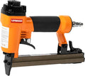 7116 Pneumatic 22 Gauge Stapler 3/8-Inch Crown 1/4-Inch to 5/8-Inch Length, Air-Powered Upholstery Stapler for Carpentry, Woodworking and DIY Projects