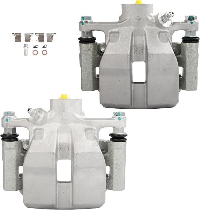cciyu Rear Left & Right Disc Brake Calipers w/Bracket 19B7081 19B7080 2013-2015 For Lexus For RX350,2012-2015 For Lexus For RX450h,2014-2019 For Toyota For Highlander,2013-2020 For Toyota For Sienna