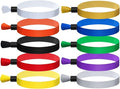 100 Pcs Cloth Event Wristband, Disposable Wristbands for Events, Colored Wristbands Events,for Lightweight Concert,Club Entrance Wrist Strap Party Wristband Event (Color : ASSORTED COLOR)