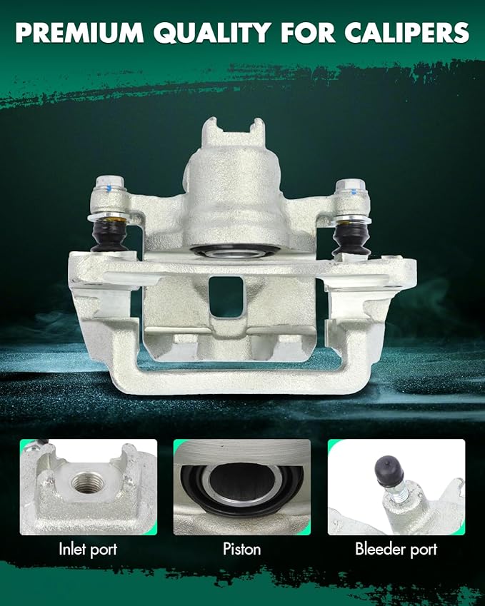 SCITOO Rear Left Brake Caliper With Bracket 19-B2067A Compatible For Saab 9-2X 2005-2006 For Subaru Forester 2004-2008 For Subaru Impreza 2004-2007