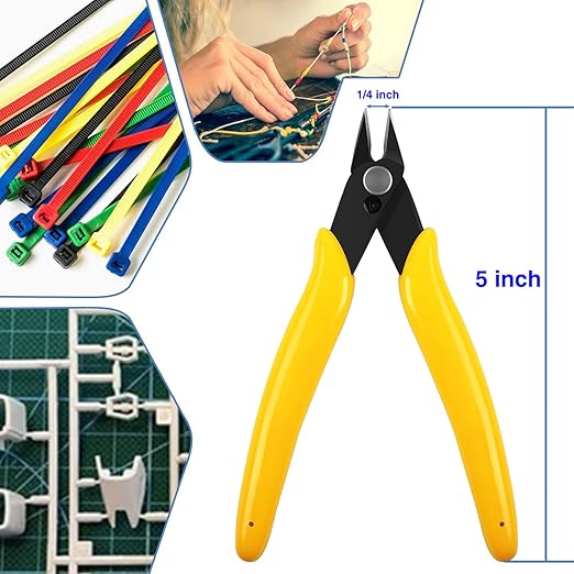 Deburring Tool for 3D Printer,18pcs,10pc Multiuse Blades Removing Burr,6Pcs Needle File,Micro Wire Cutter for 3D Print, Plastic Models