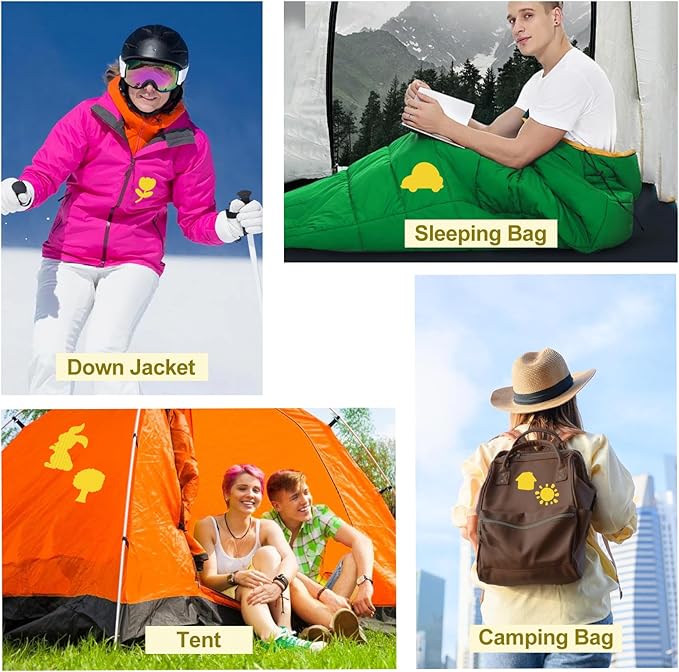 45PCS Nylon Repair Patch Self-Adhesive Pre-Cut Fabric Patch Down Jacket Repair Patches for Puffer Jackets Tenacious Tape Polyester Waterproof Lightweight Tent Repair Patch for Clothes Bag(Yellow)
