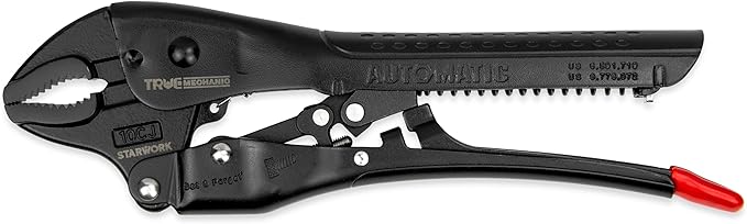 TRUE MECHANIC™ Automatic Curved Jaw Locking Pliers 10-inch