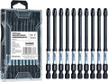 toolant 4 Inch Phillips Bit#3 Magnetic Anti Slip Impact Screwdriver Bits Set,10pcs Insert S2 Steel PH3 Driver Dit Set with CNC Machined Tips for Power Drill