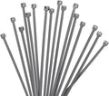 XINGO 1000 PCS 4 inch Cable Zip Ties, 18lb Strength, Small Tie Wraps Self-Locking Nylon Zip Ties for Indoor and Outdoor Use (Silver)
